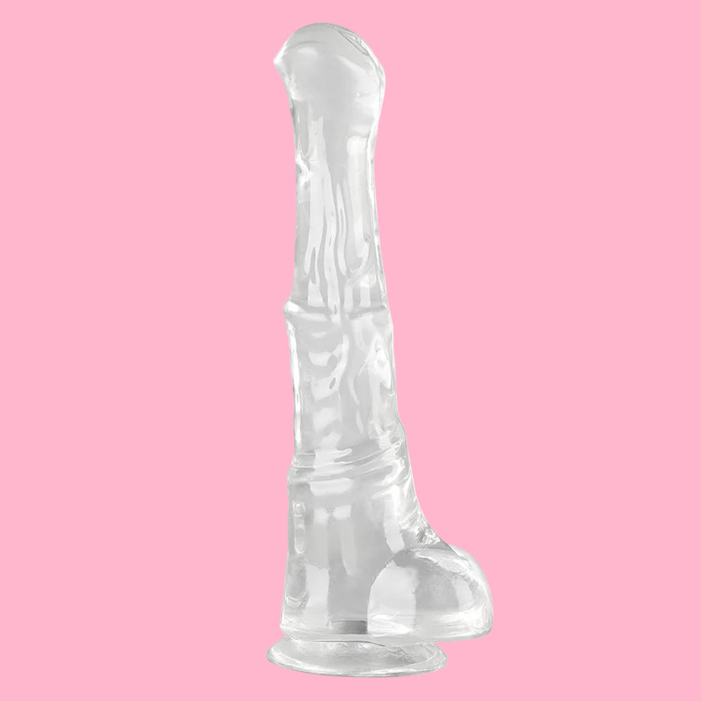 Transparent Horse Dildo