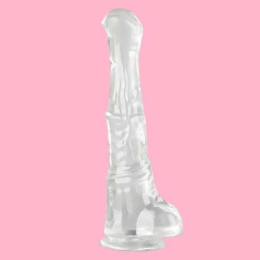 Transparent Horse Dildo